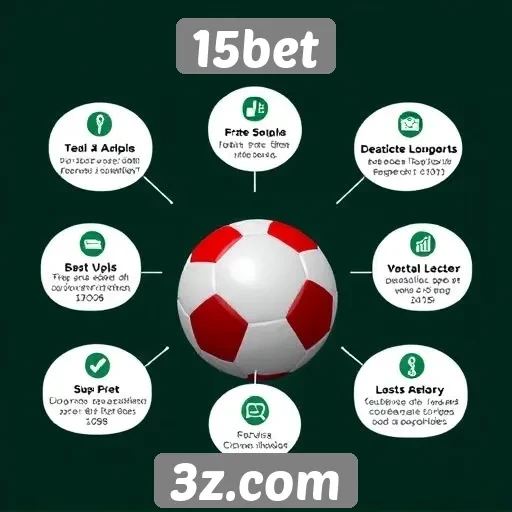 Características da plataforma de apostas 15bet