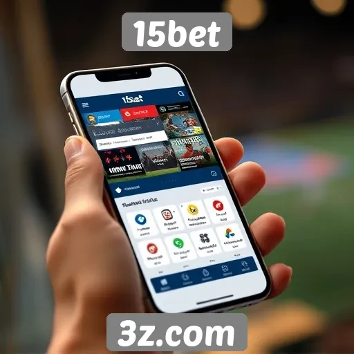 Funcionalidades do aplicativo móvel da 15bet